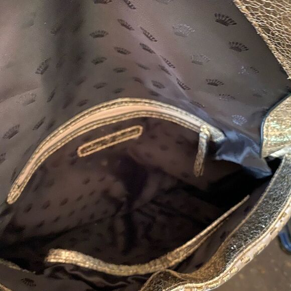 *Juicy Couture* Gold in Gold Cheetah Print Handbag - Picture 5 of 12